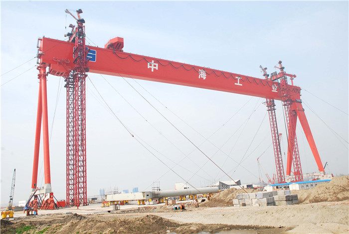 Shipbuilding gantry crane, goalith crane, jetty crane